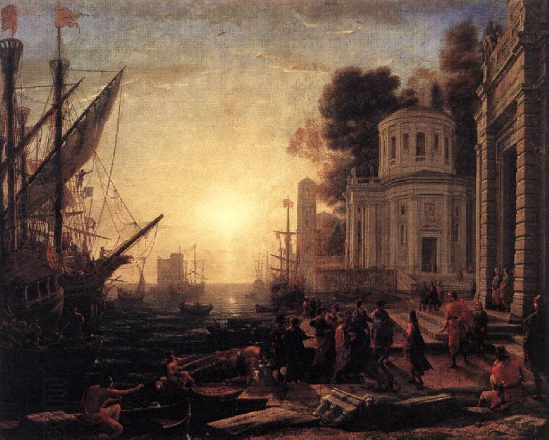 Claude Lorrain The Disembarkation of Cleopatra at Tarsus dfg oil painting picture